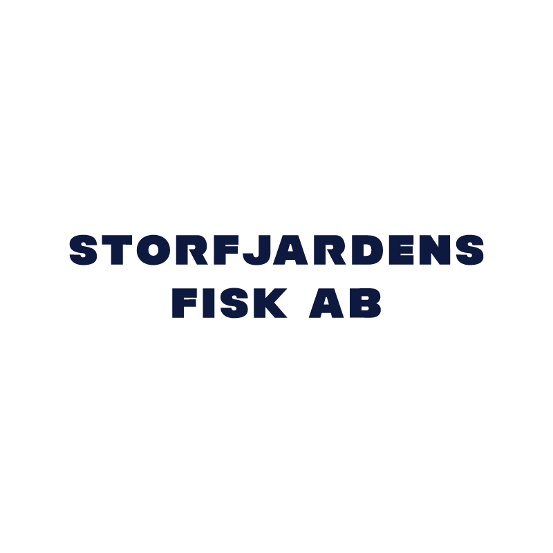 Logo of Storfjardens Fisk AB: The name in block letters.
