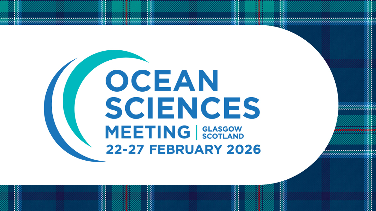 Banner for the Ocean Sciences Meeting in Glasgow (Scotland) from 22 to 27 February 2026.